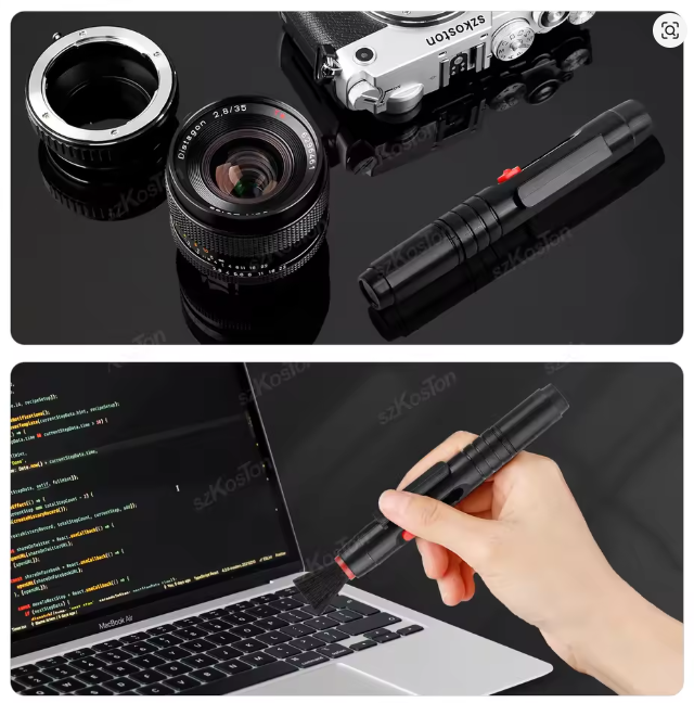 Soft Brush Double-Sided Carbon Head for Camera Lens Optical