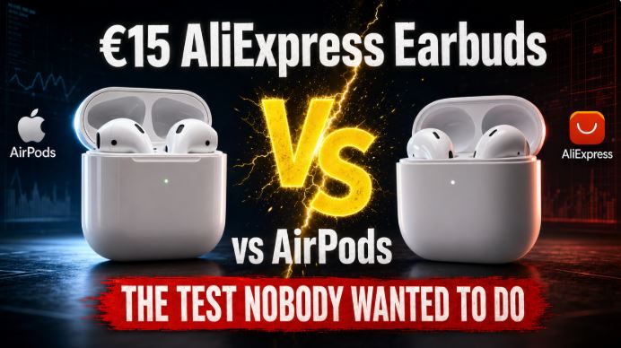 €15 AliExpress Earbuds vs AirPods