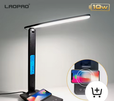 LED Desk Lamp with Wireless Charger